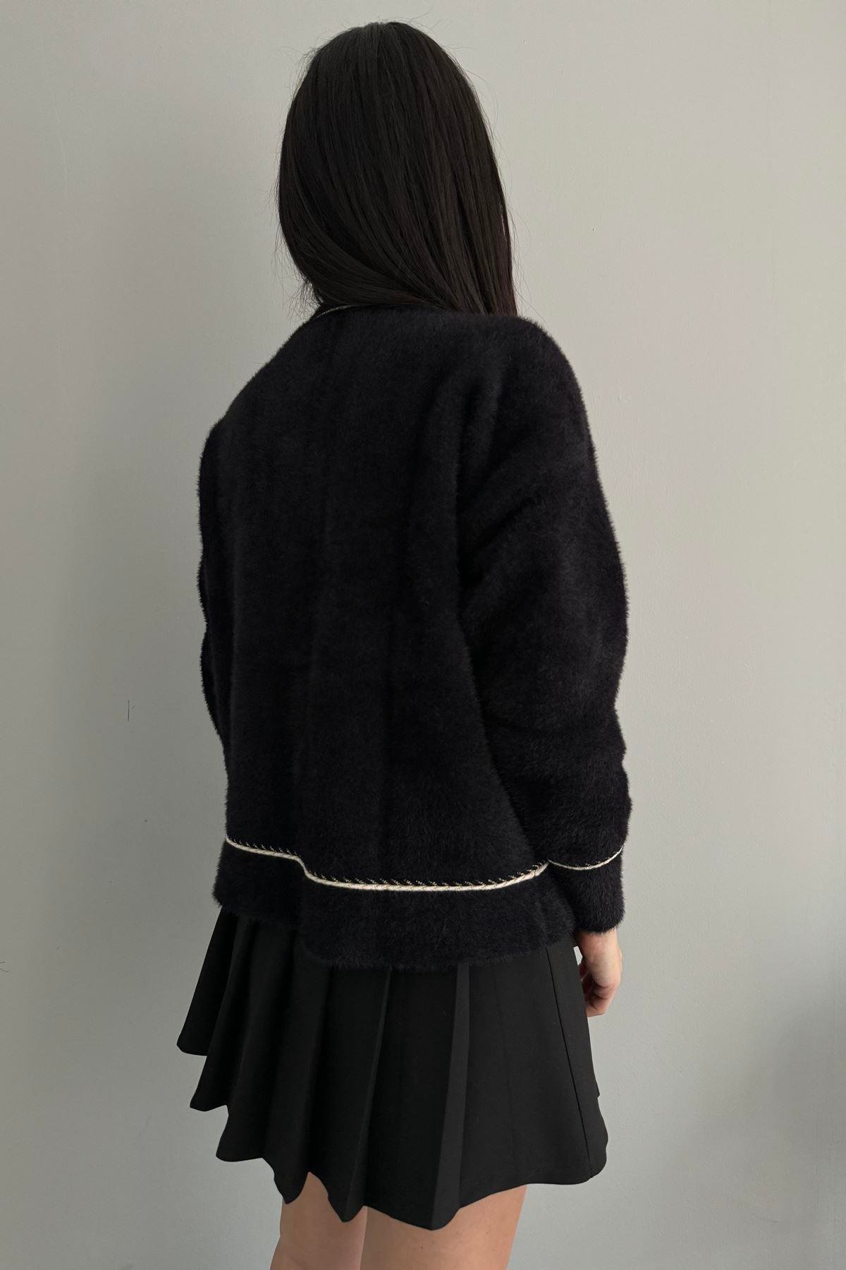 ANGORA SİM ŞERİTLİ HIRKA