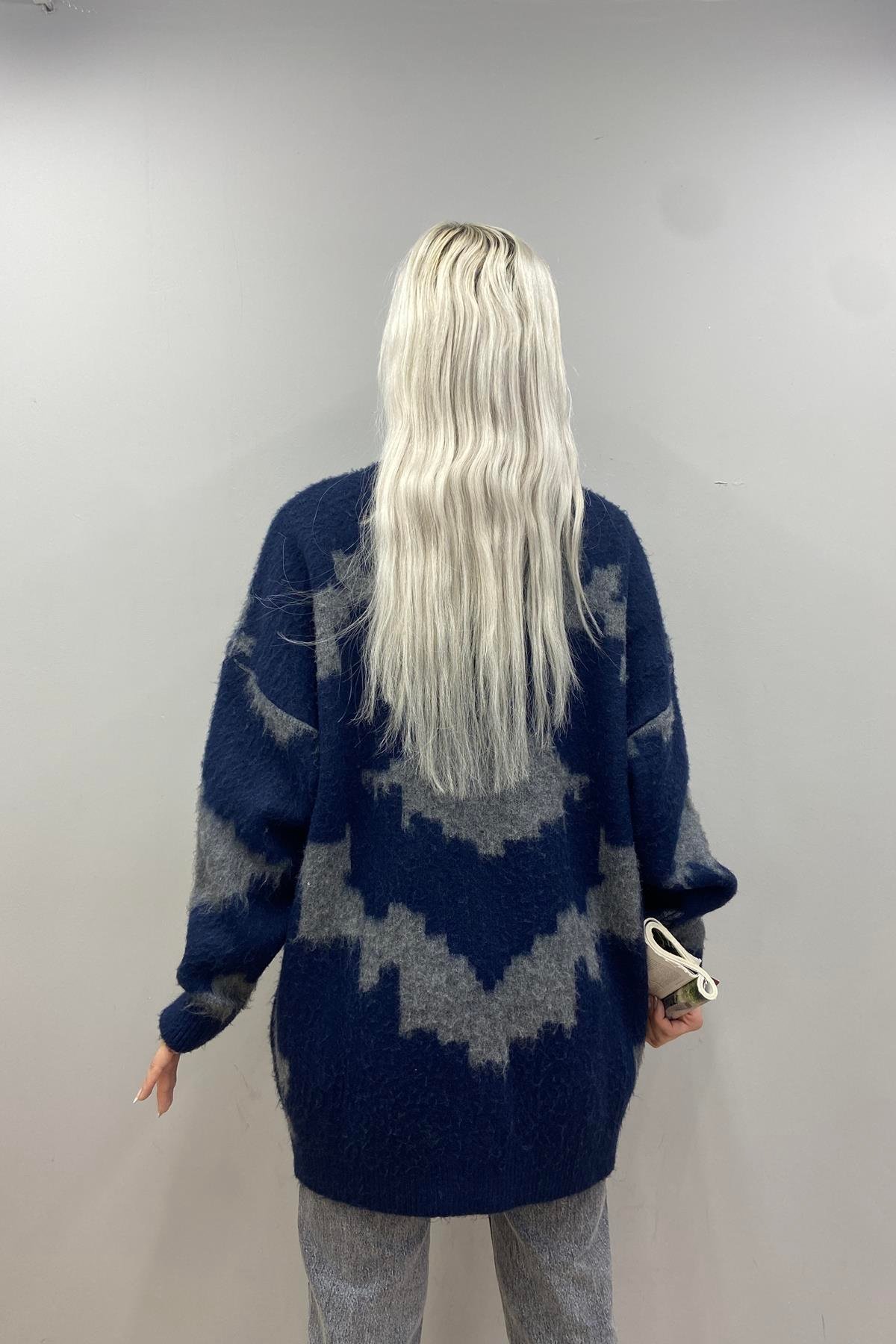 DESENLİ ŞARDONLU HIRKA