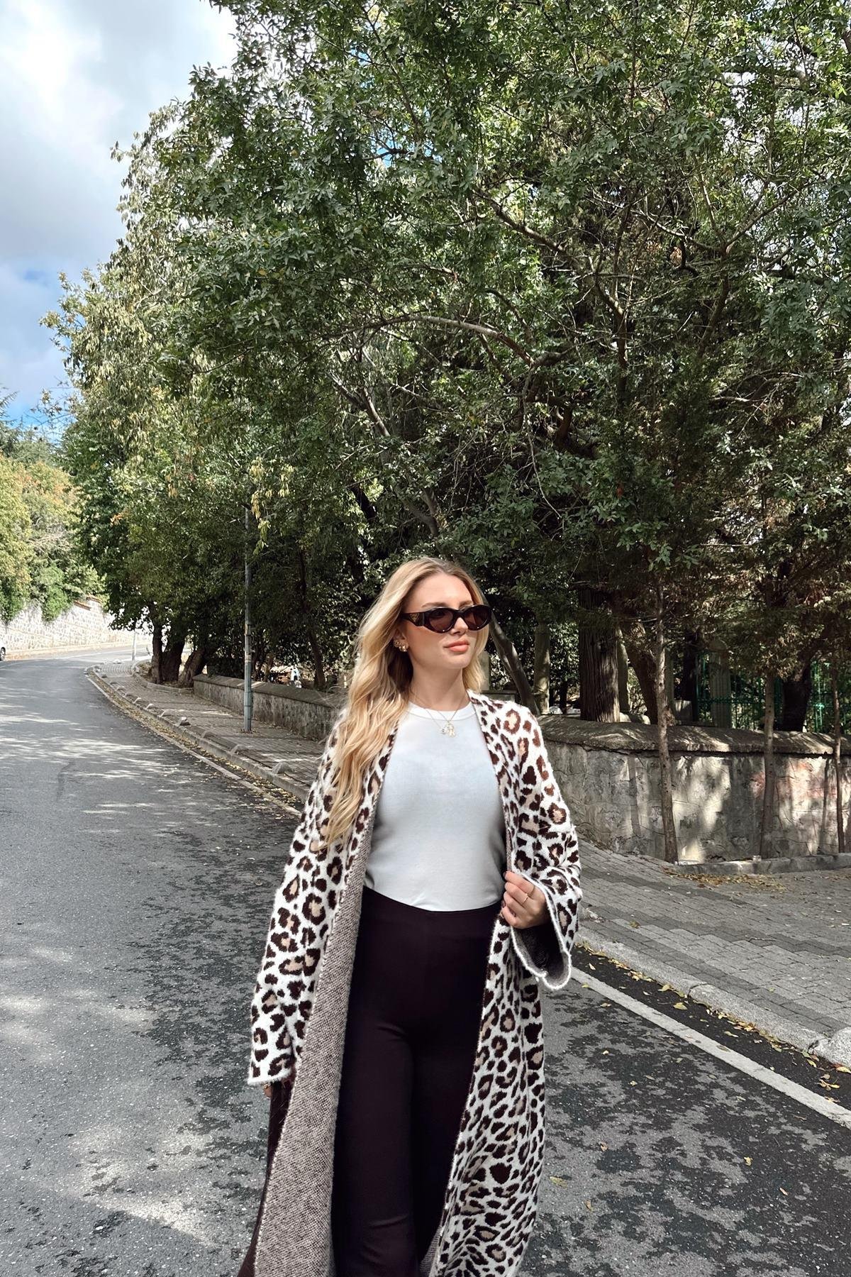 LEOPAR DESEN UZUN HIRKA