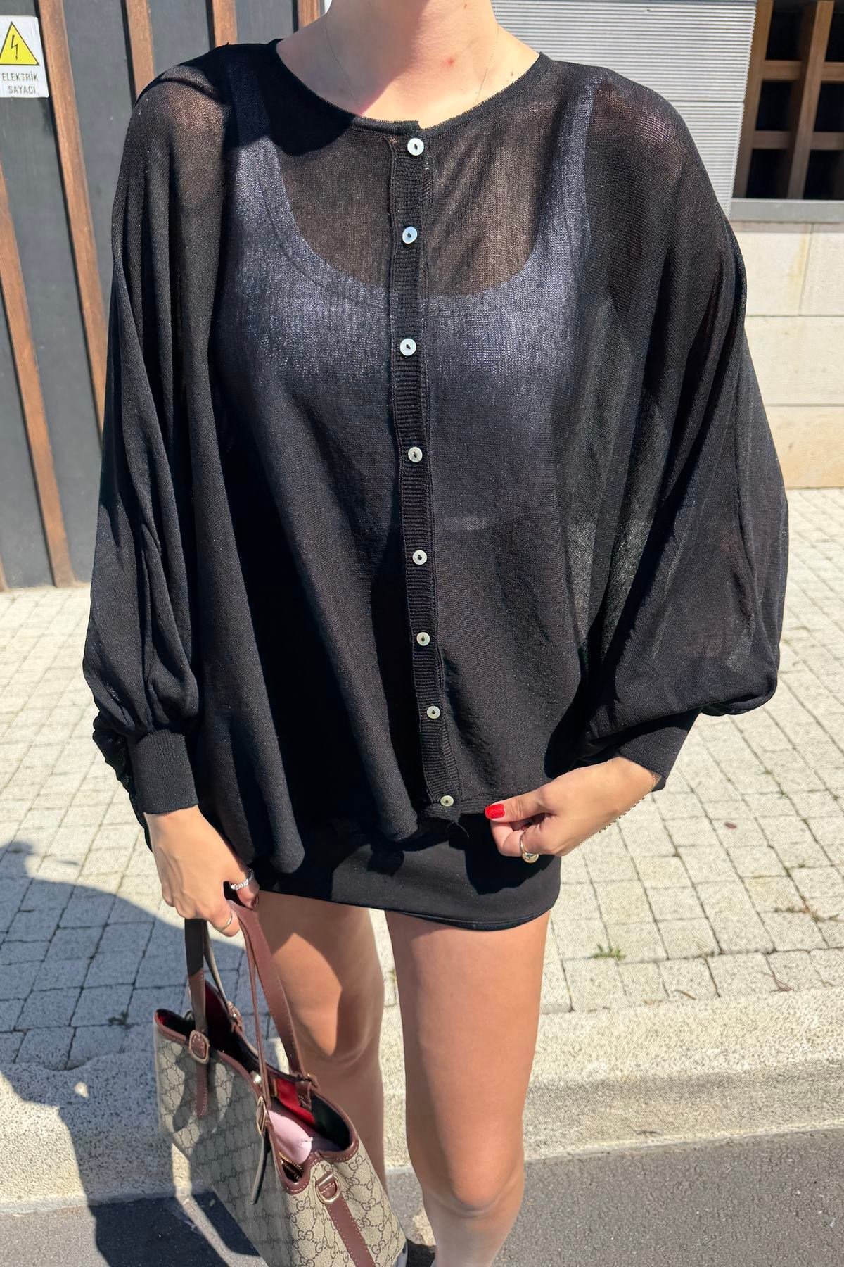 TRANSPARAN PELERİN HIRKA