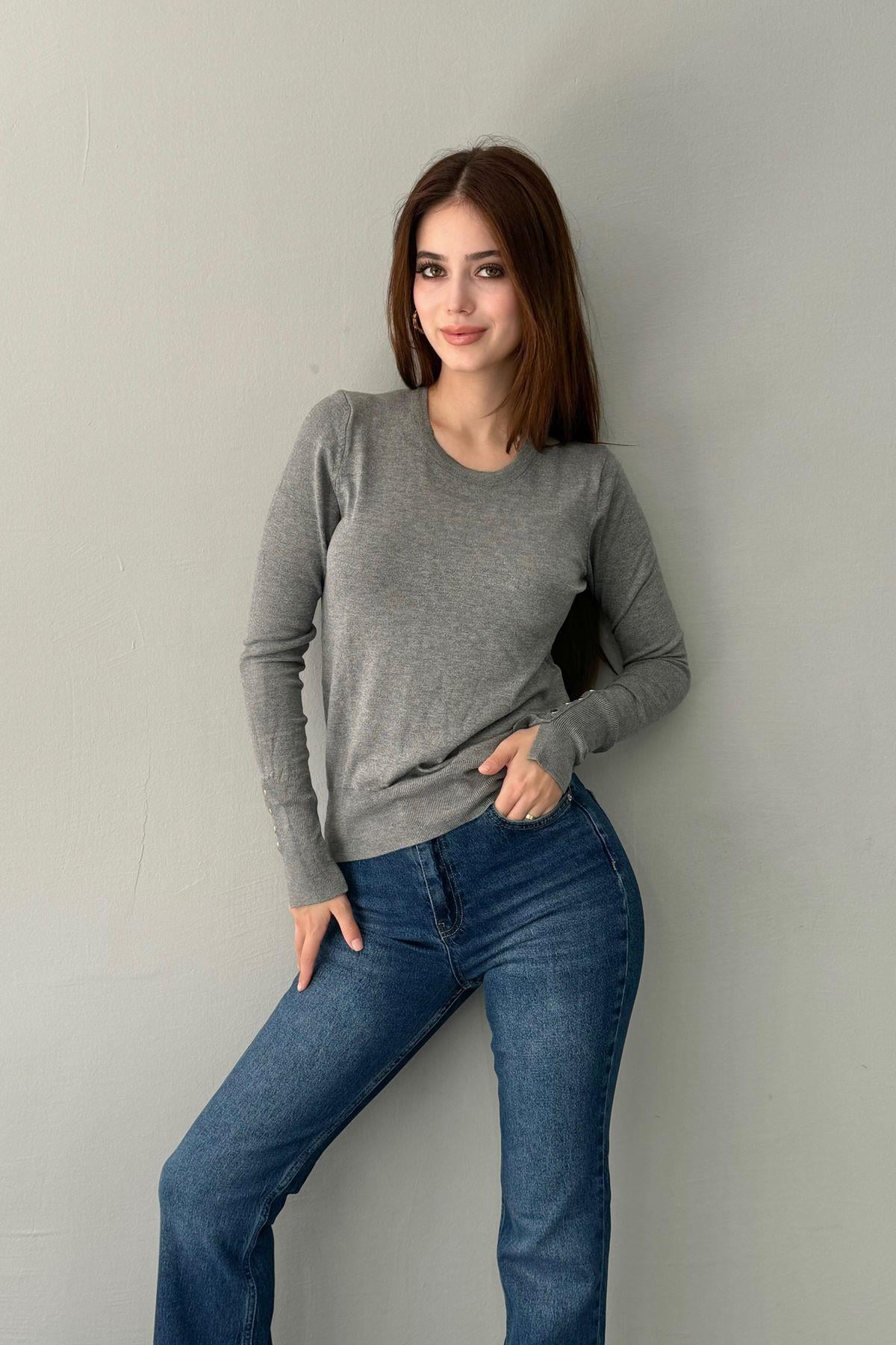 BİSİKLET YAKA KOL ORTASI DROPLU TRIKO