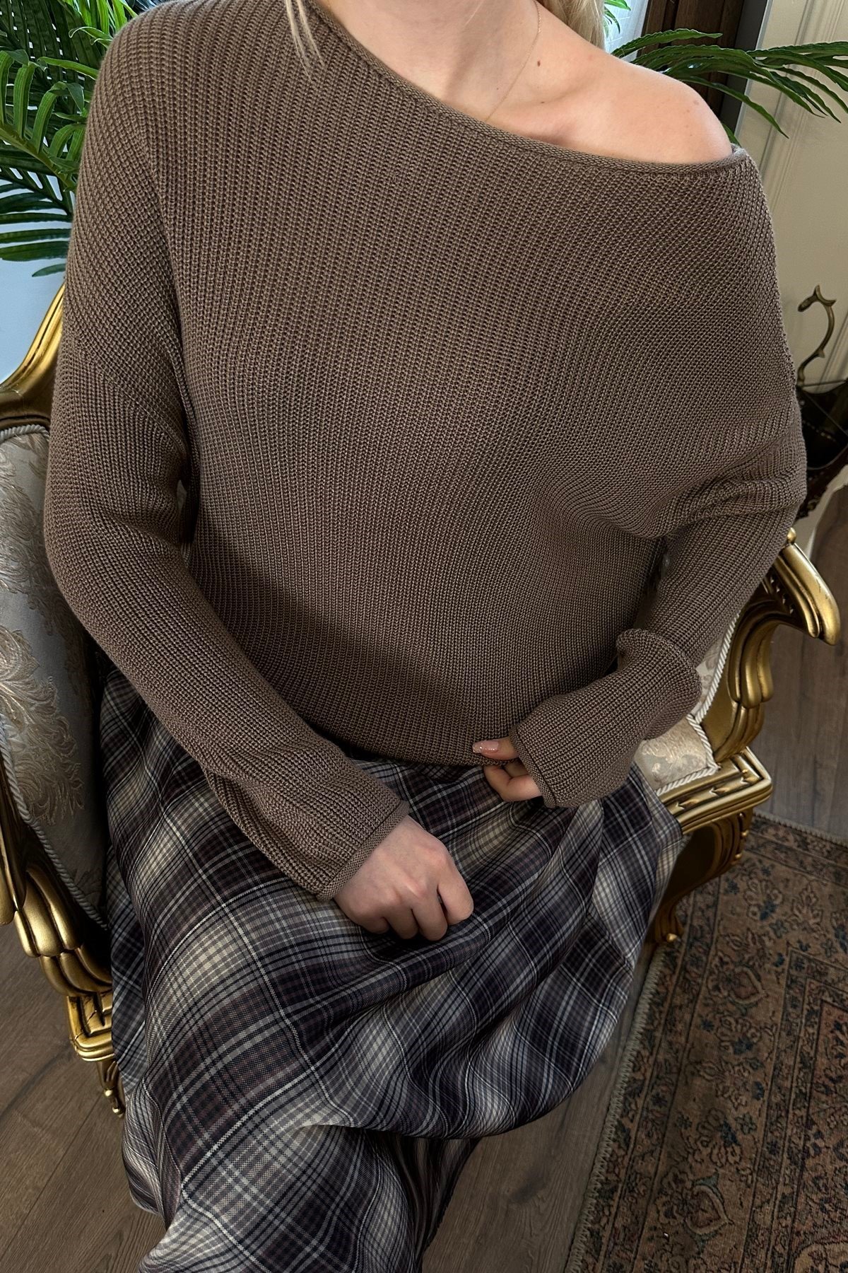 KAYIK YAKA BASİC TRIKO KAZAK