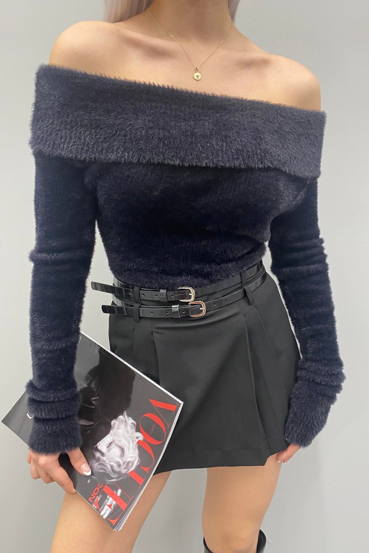 MADONNA YAKA YUMOŞ TRIKO