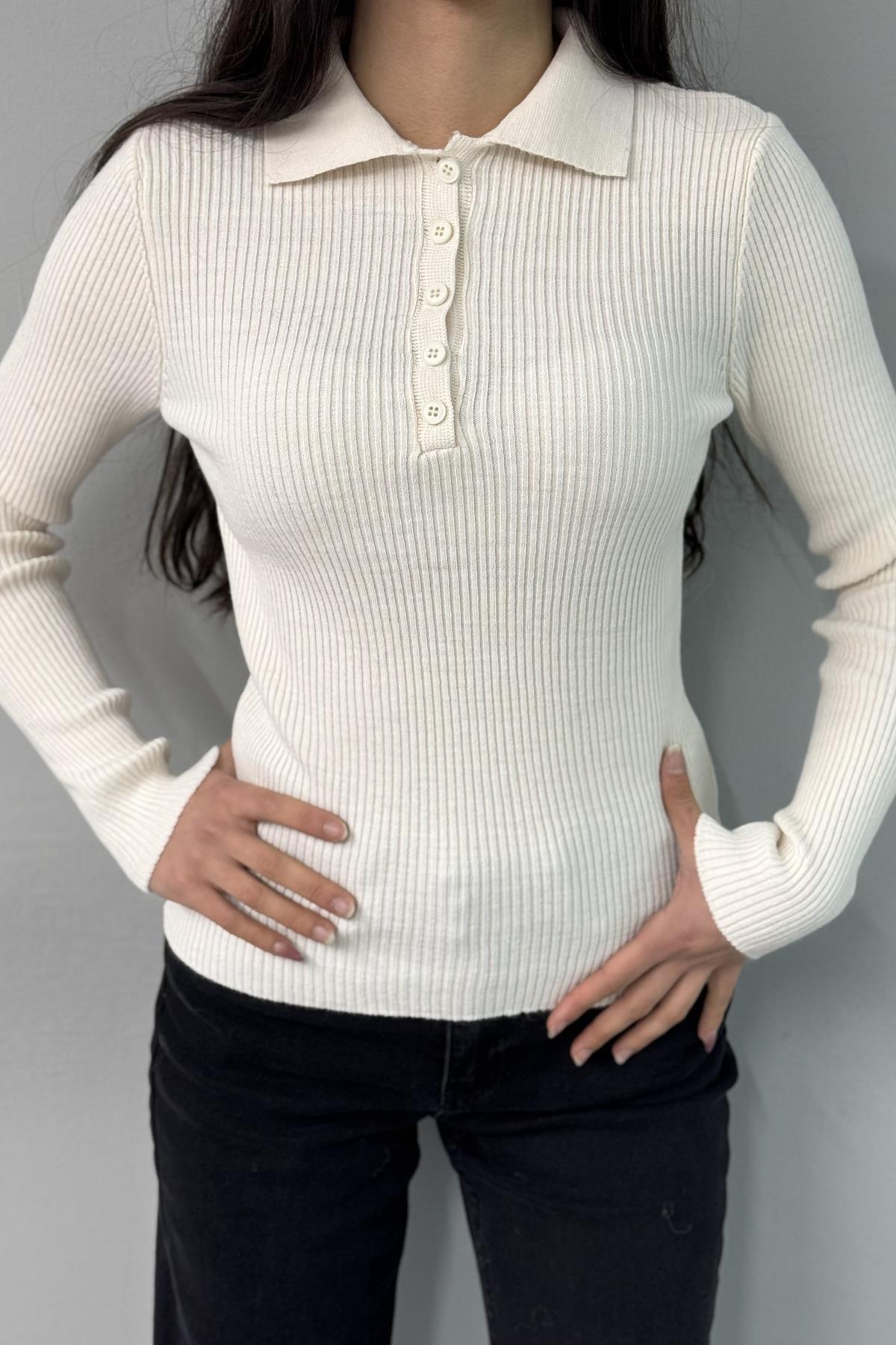 POLO YAKA FİTİLLİ TRIKO KAZAK