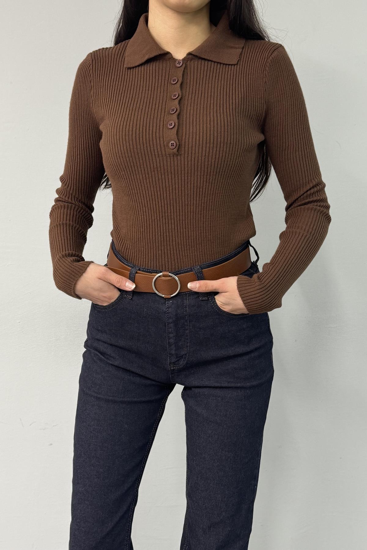 POLO YAKA FİTİLLİ TRIKO KAZAK