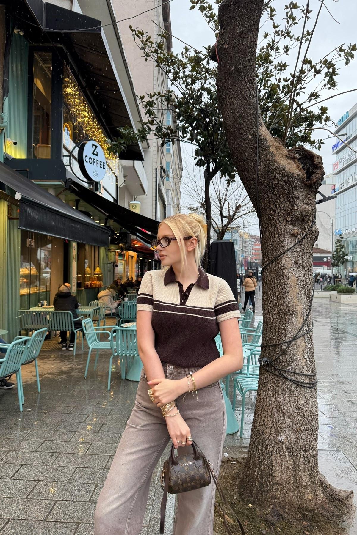 POLO YAKA KISA KOL ÇİFT RENK TRIKO