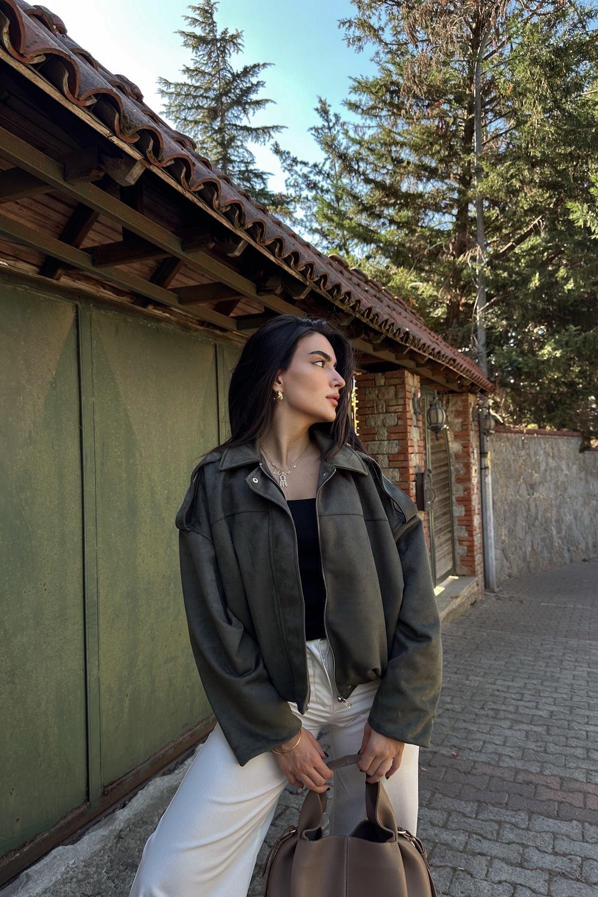BOMBER SÜET MONT