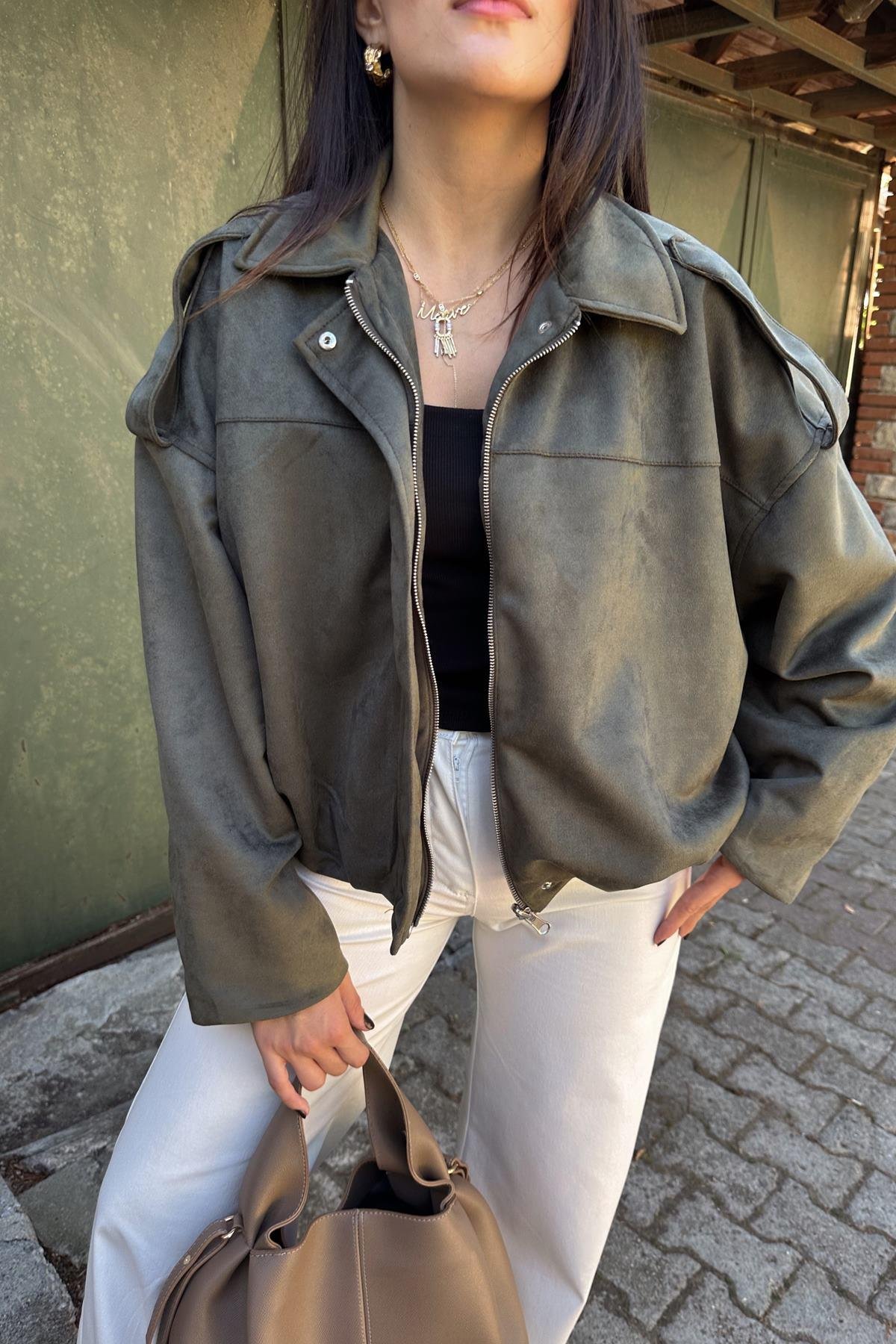 BOMBER SÜET MONT