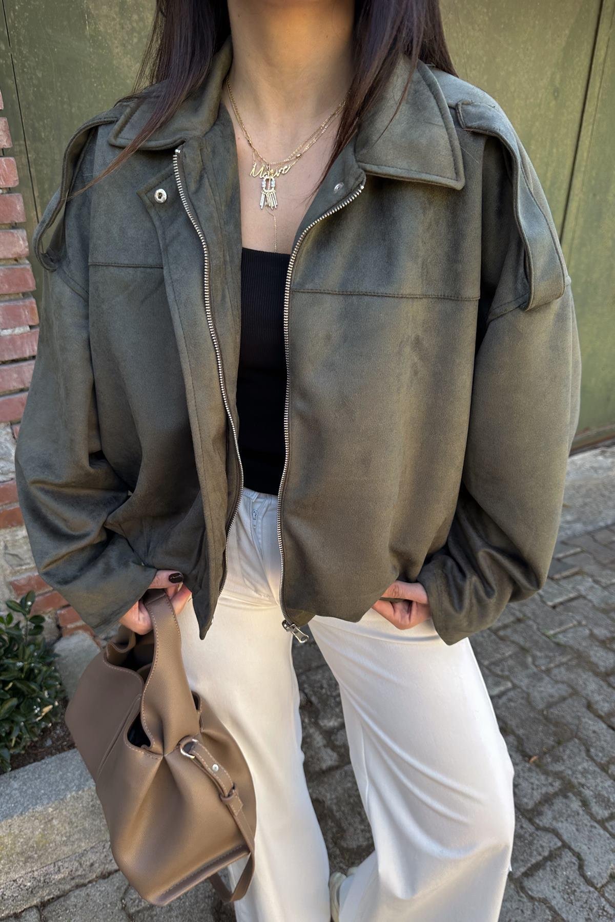 BOMBER SÜET MONT