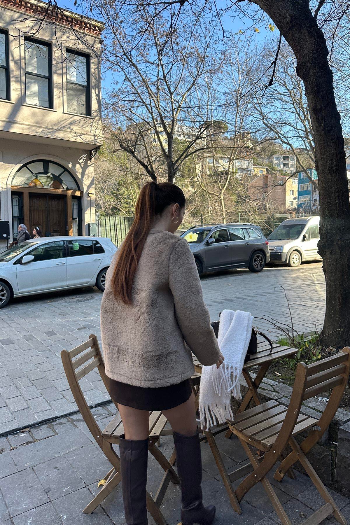 KEMER TOKALI PELÜŞ CEKET