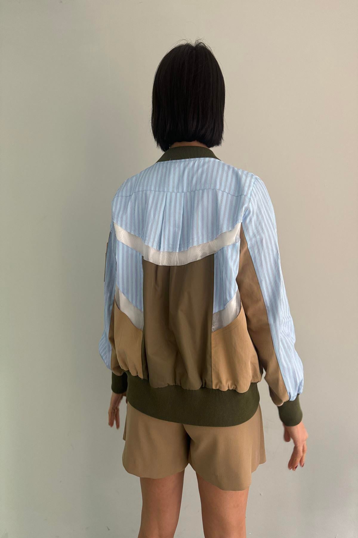 MATCH DETAYLI BOMBER CEKET