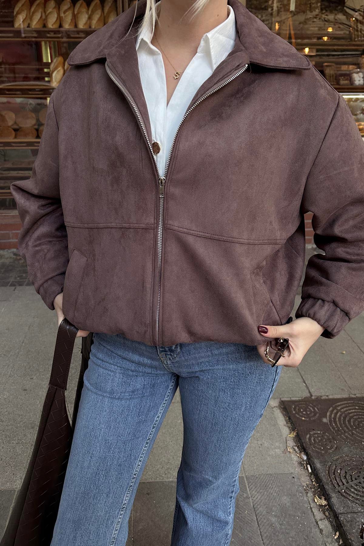 SÜET BOMBER