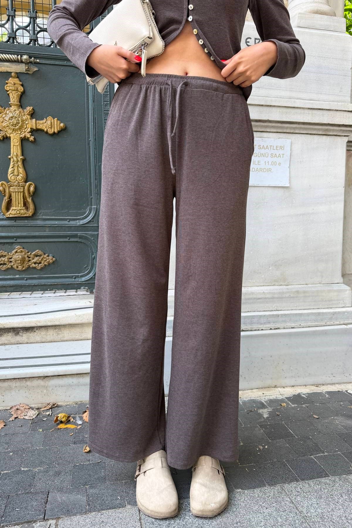 BAĞCIKLI ÖRME PANTOLON