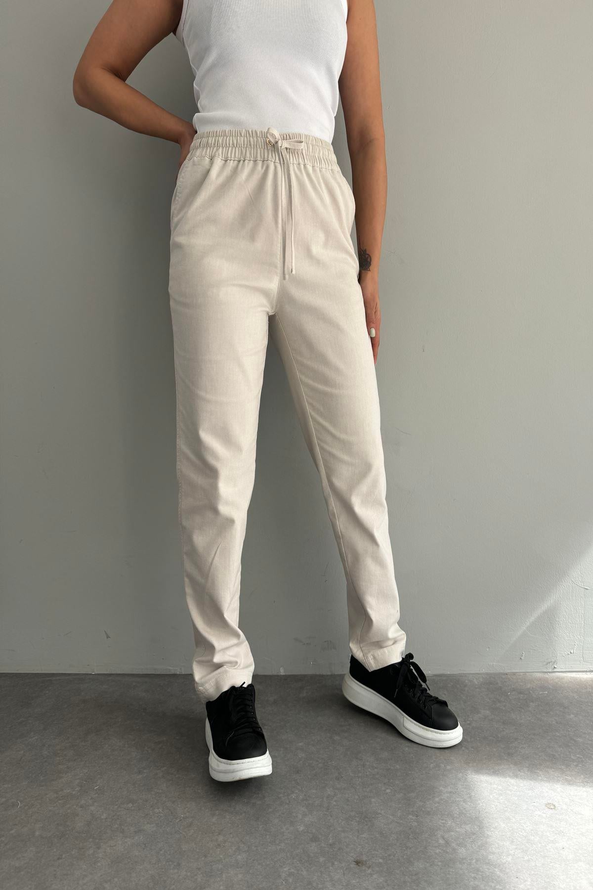 BEL BÜZGÜ DETAY JOGGER