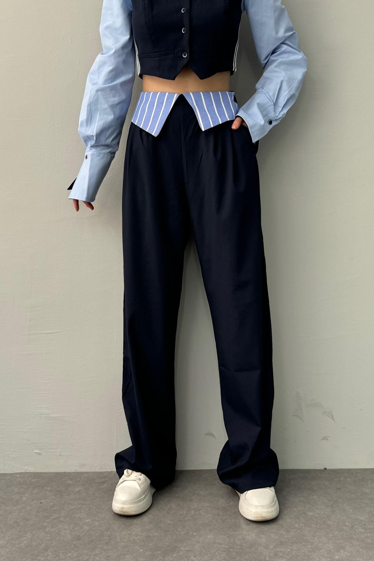 BEL DETAYLI PANTOLON