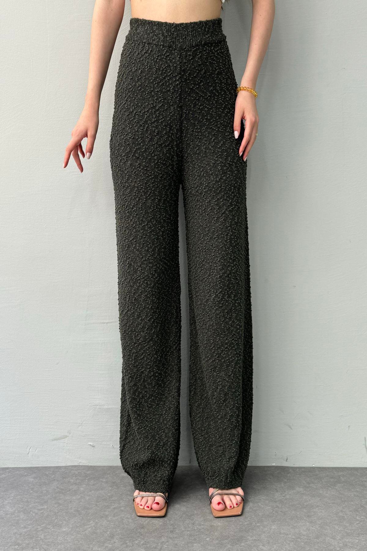 BEL LASTİKLİ ASTARLI TRIKO PANTOLON