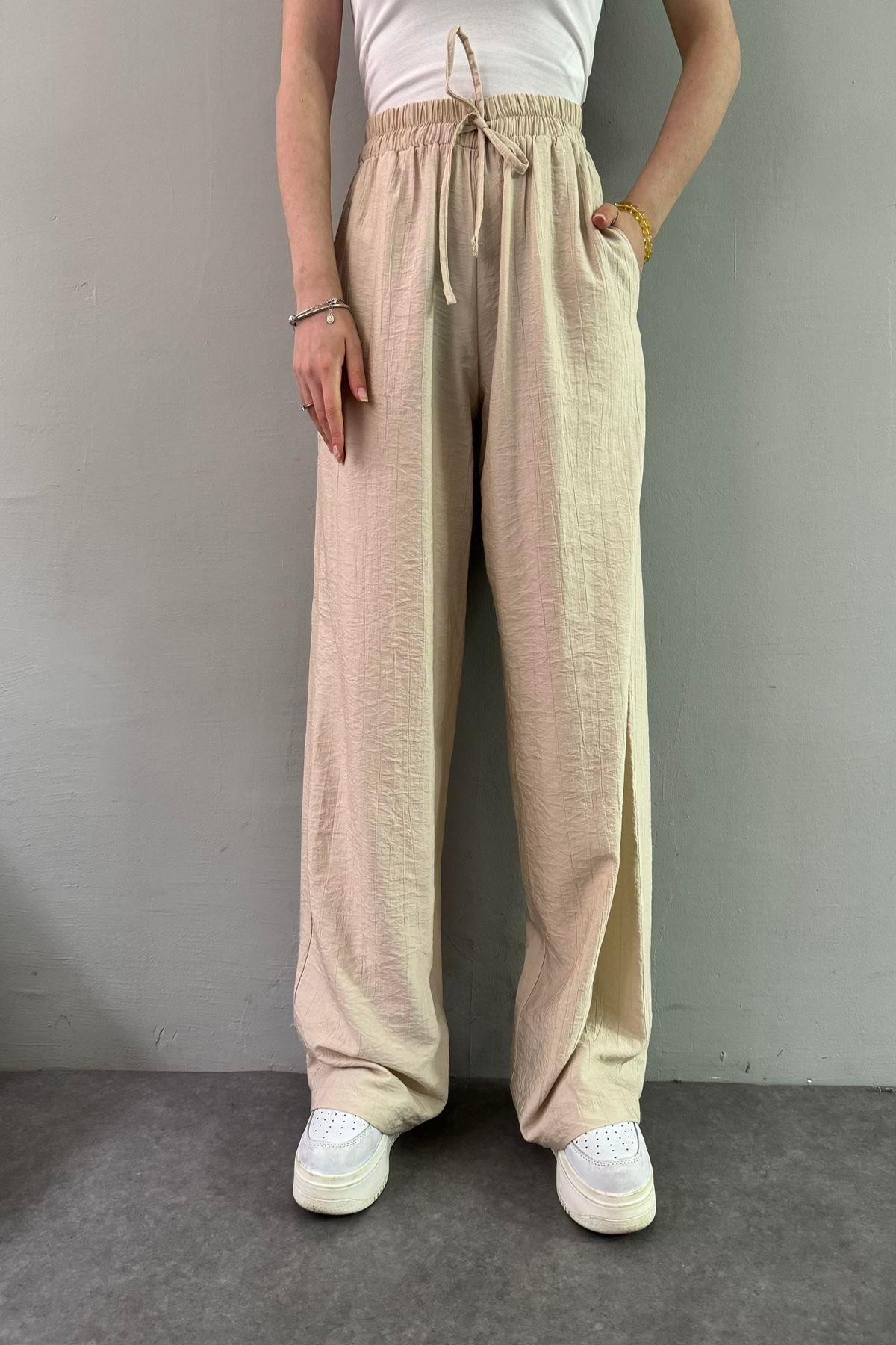 BEL LASTİKLİ ÇLK KUMAŞ PANTOLON
