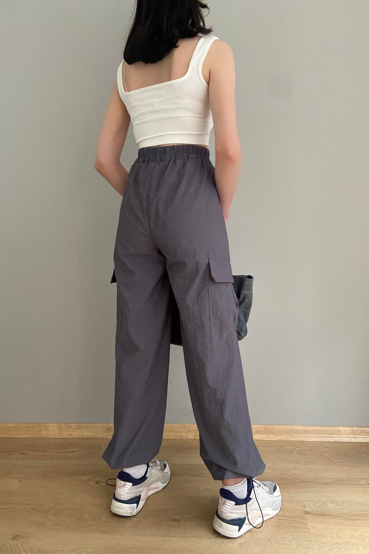 BEL LASTİKLİ KARGO PANTOLON