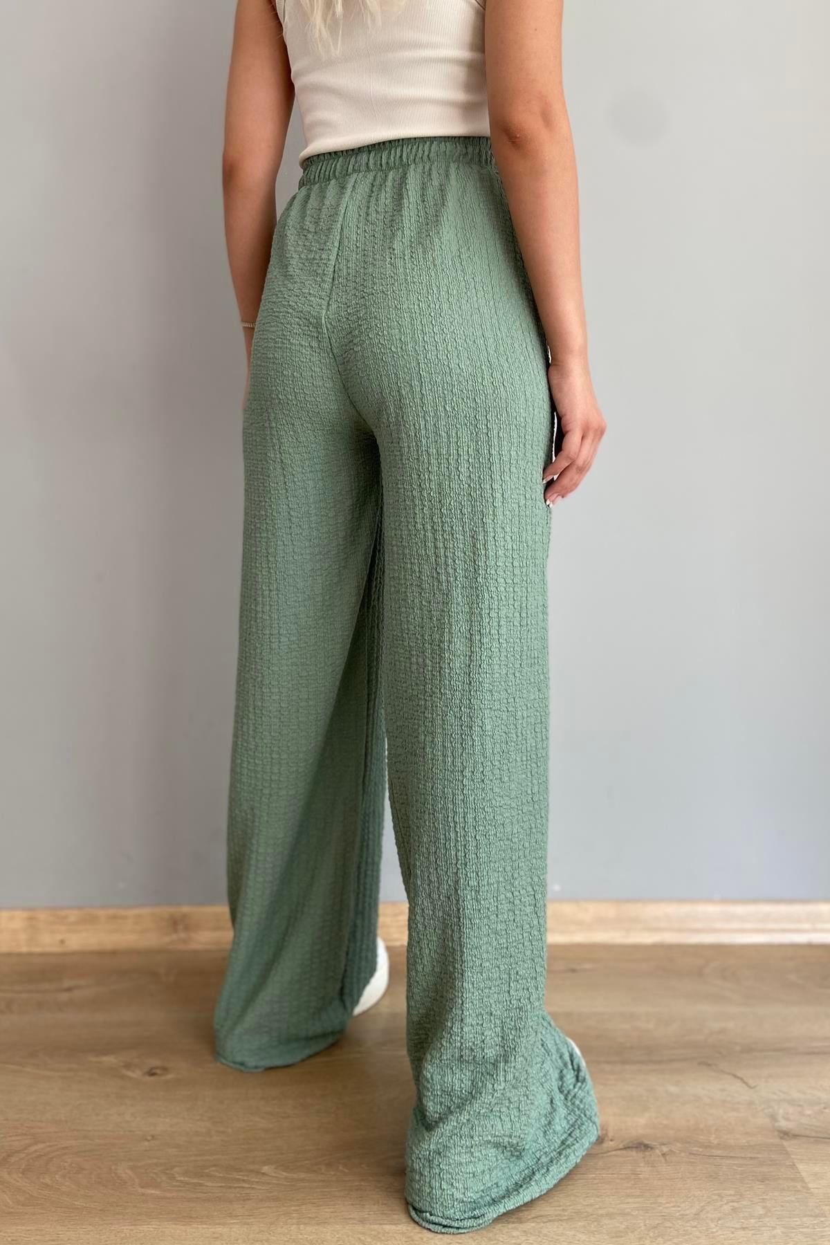 BEL LASTİKLİ PANTALON