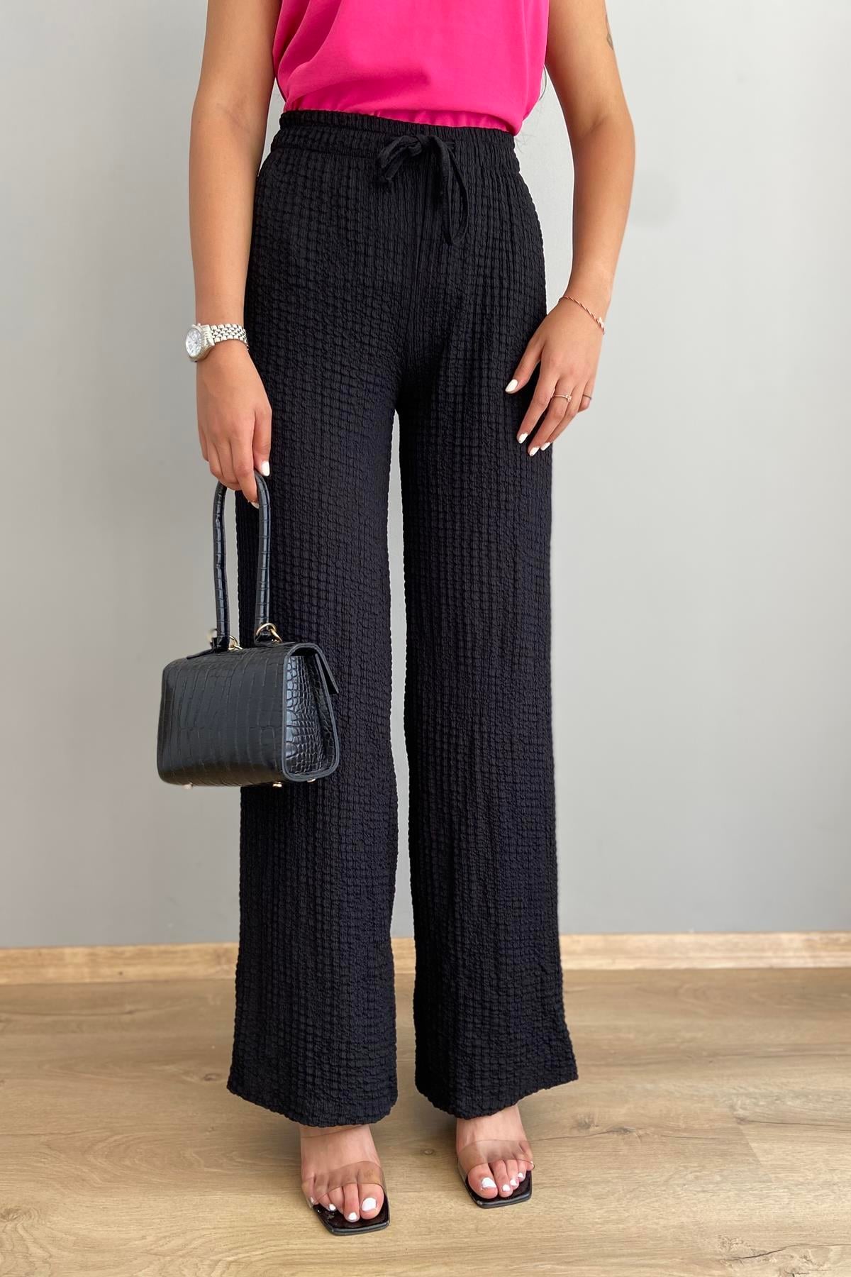 BEL LASTİKLİ PANTALON