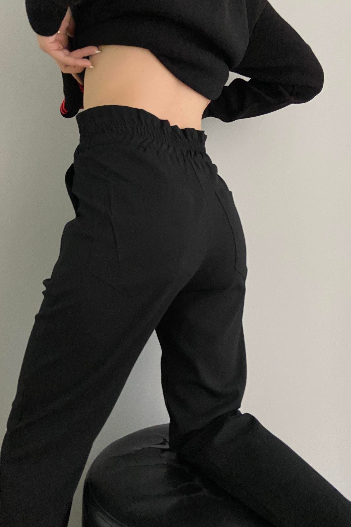 BEL LASTİKLİ PANTOLON