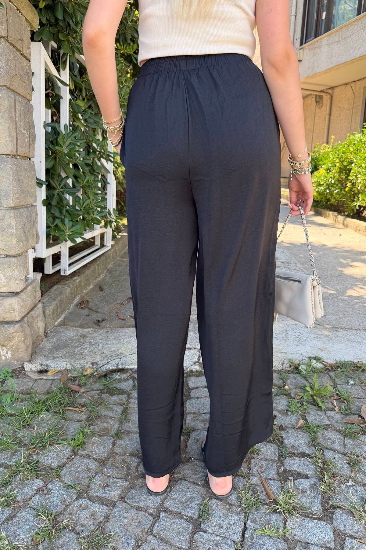 BEL LASTİKLİ PANTOLON