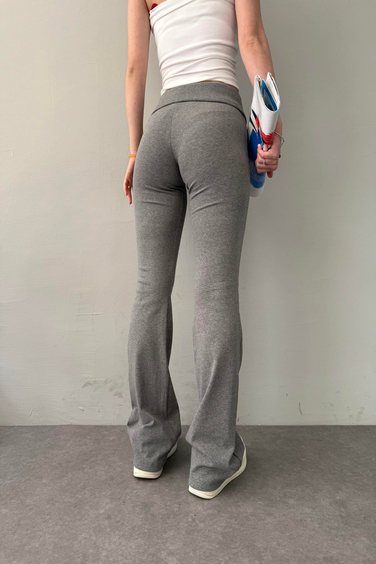 BELİ FİTİLLİ İSPANYOL PAÇA PANTOLON
