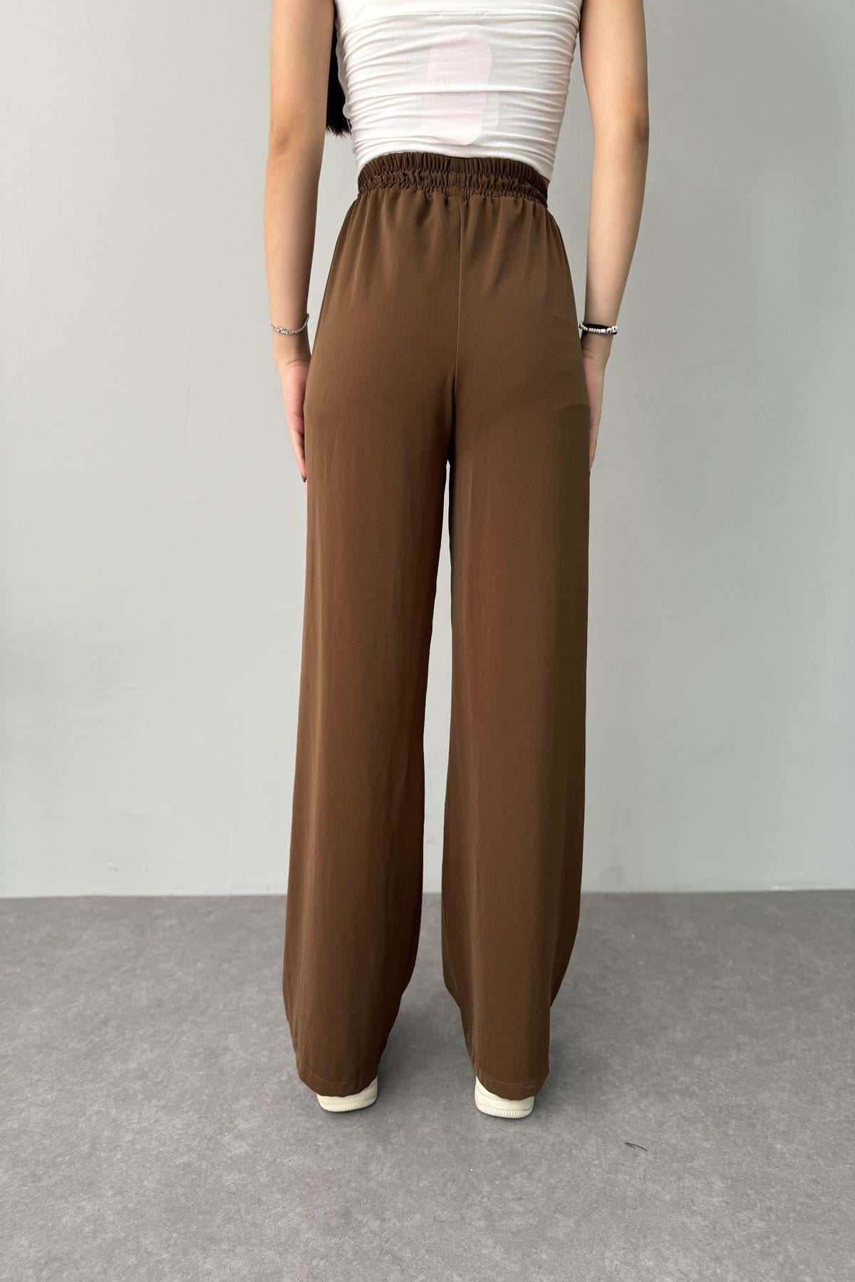 BELİ LASTİKLİ BOL PANTALON