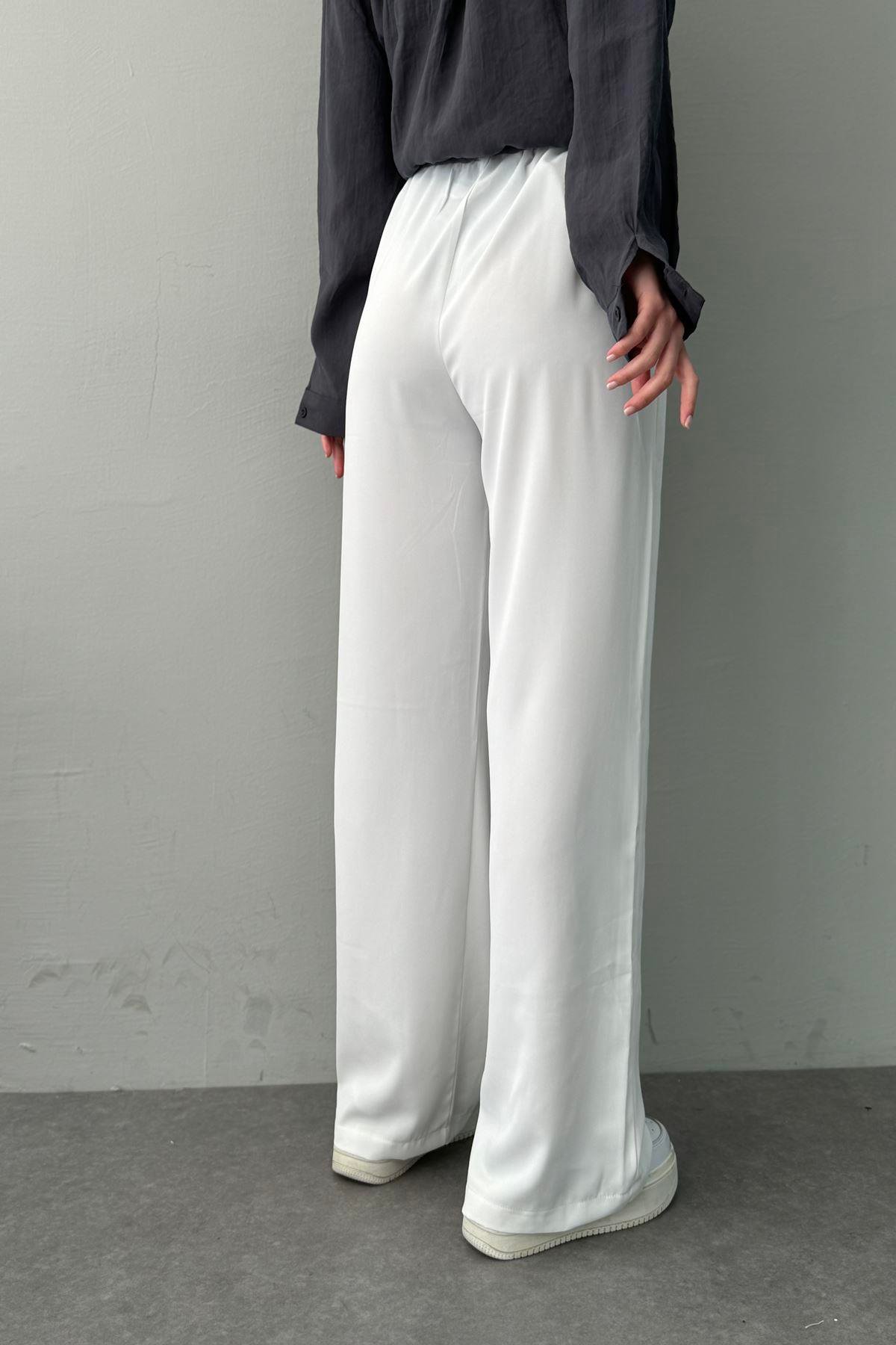 BELİ LASTİKLİ BOL PANTALON