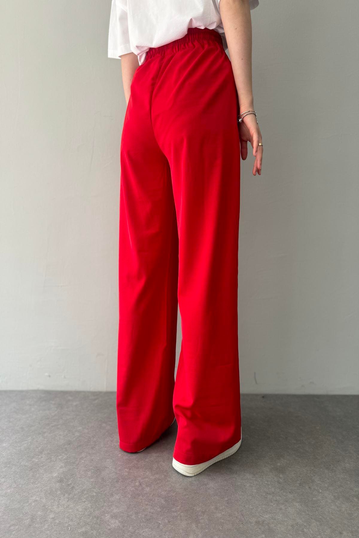 BELİ LASTİKLİ BOL PANTALON