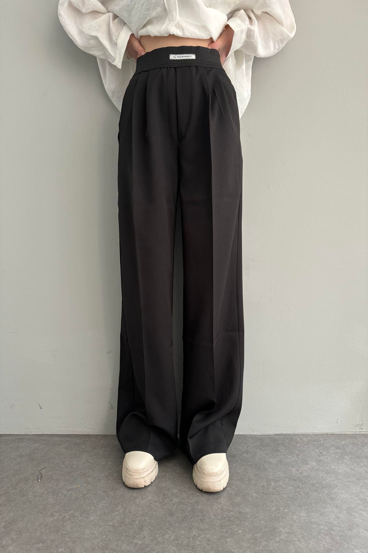BELİ LASTİKLİ BOL PANTOLON
