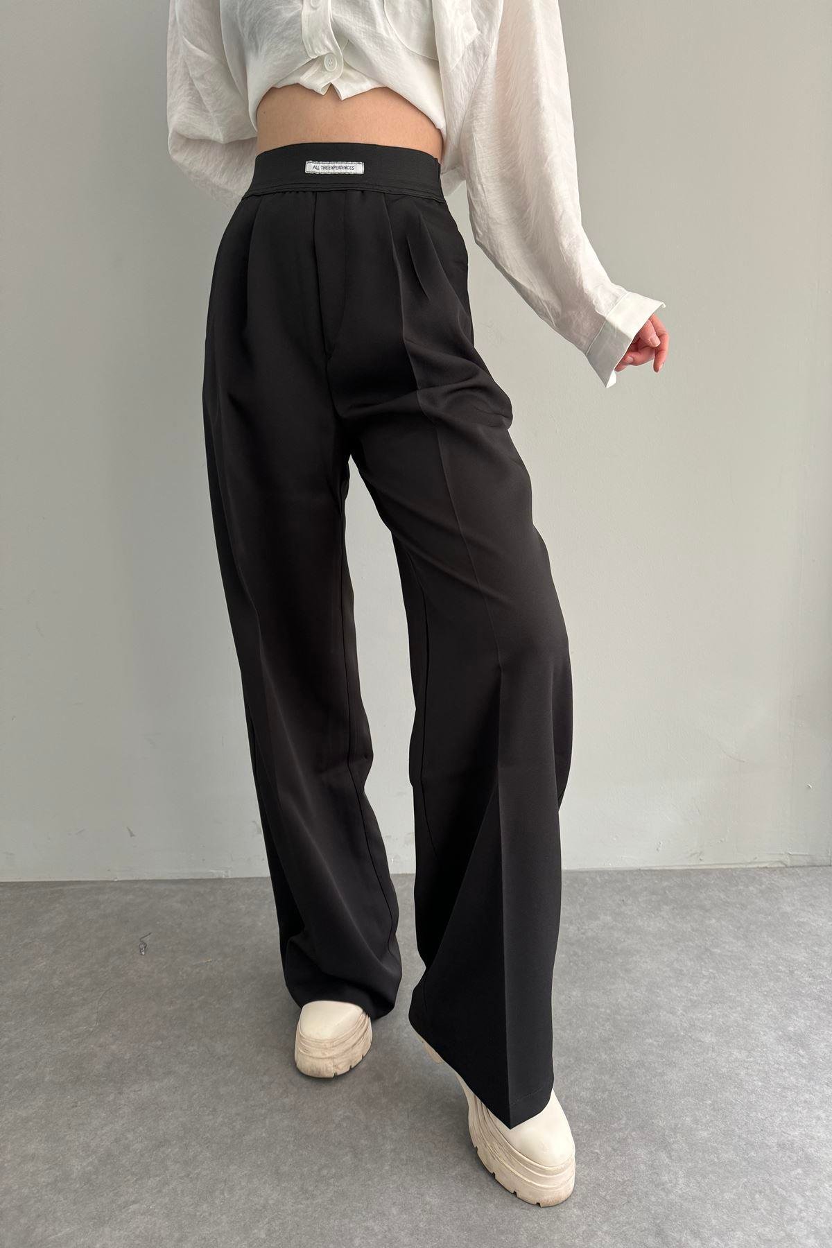 BELİ LASTİKLİ BOL PANTOLON