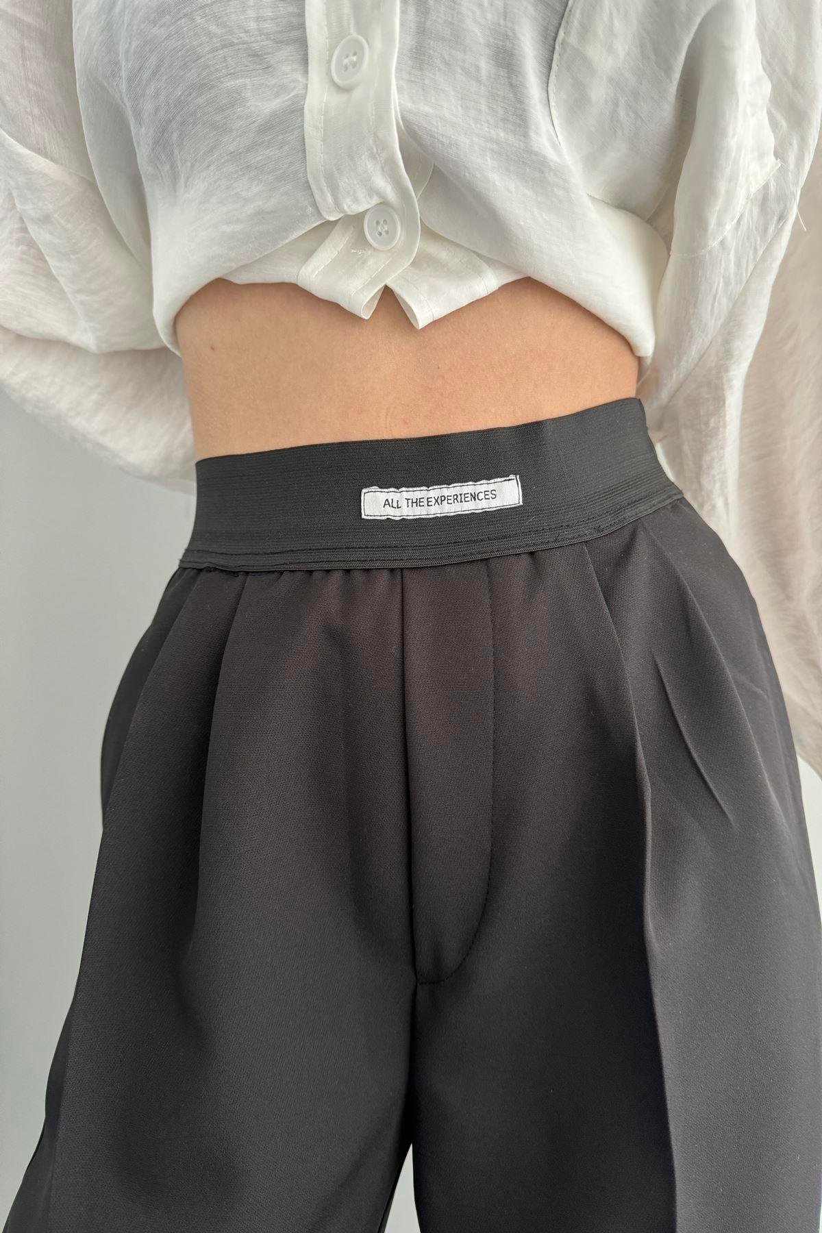 BELİ LASTİKLİ BOL PANTOLON