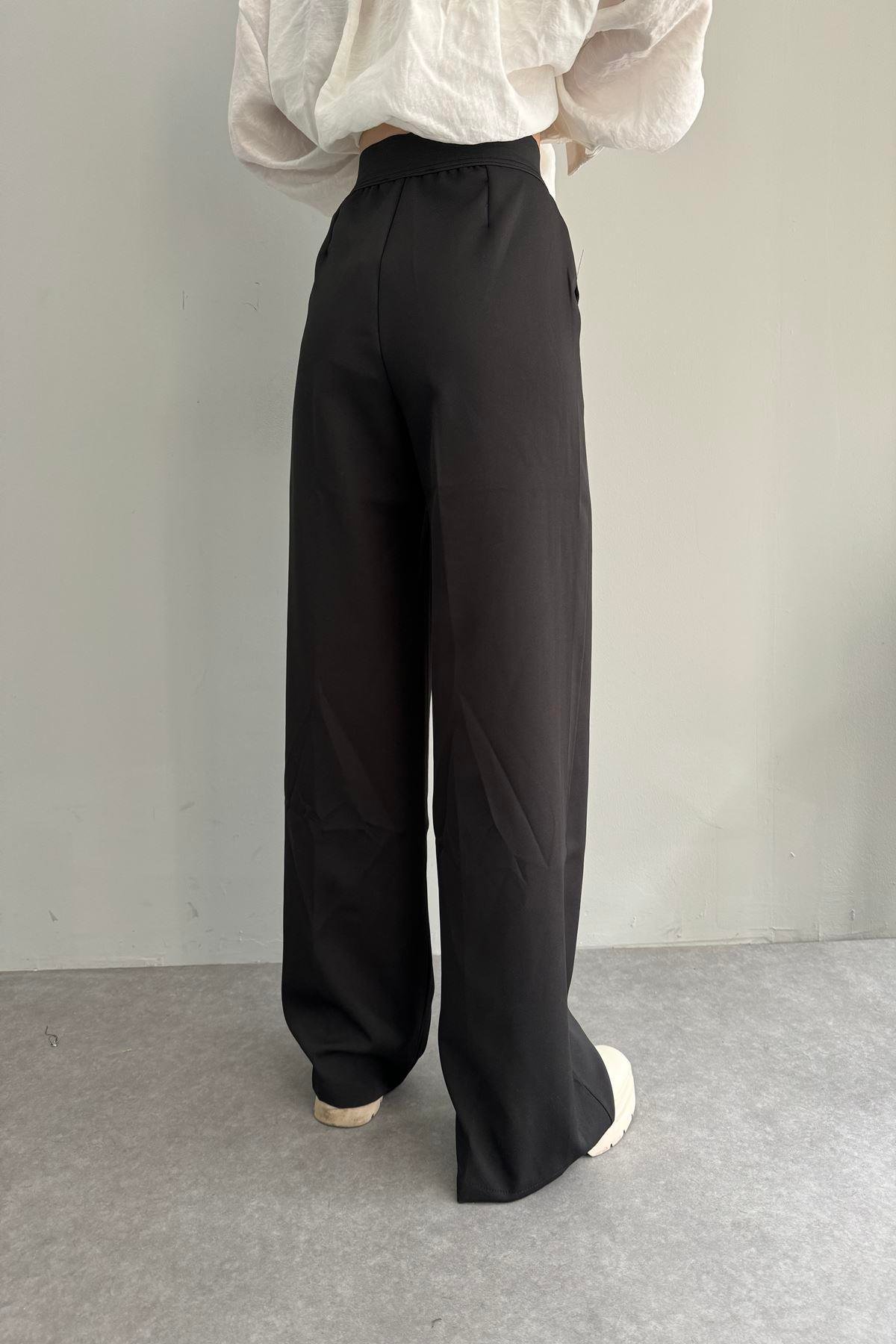 BELİ LASTİKLİ BOL PANTOLON