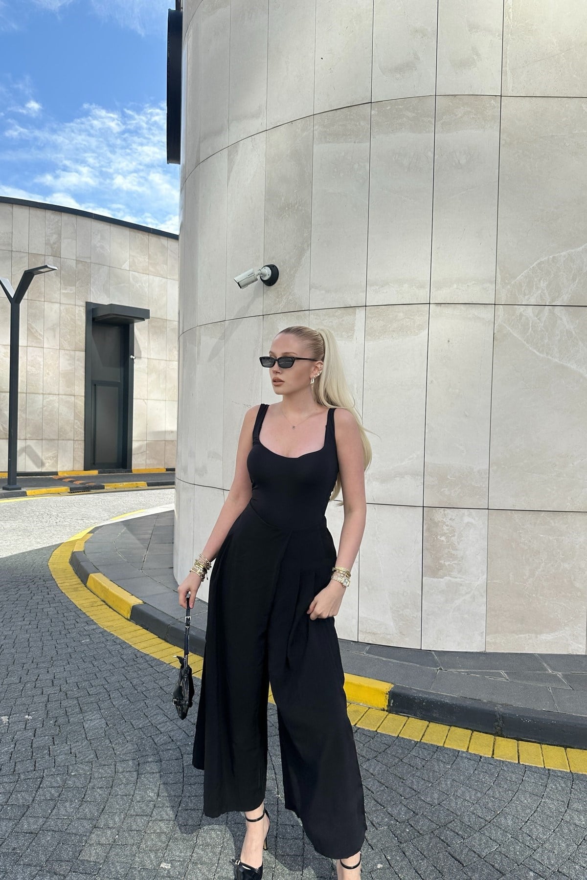BELİ LASTİKLİ PAREO PANTOLON