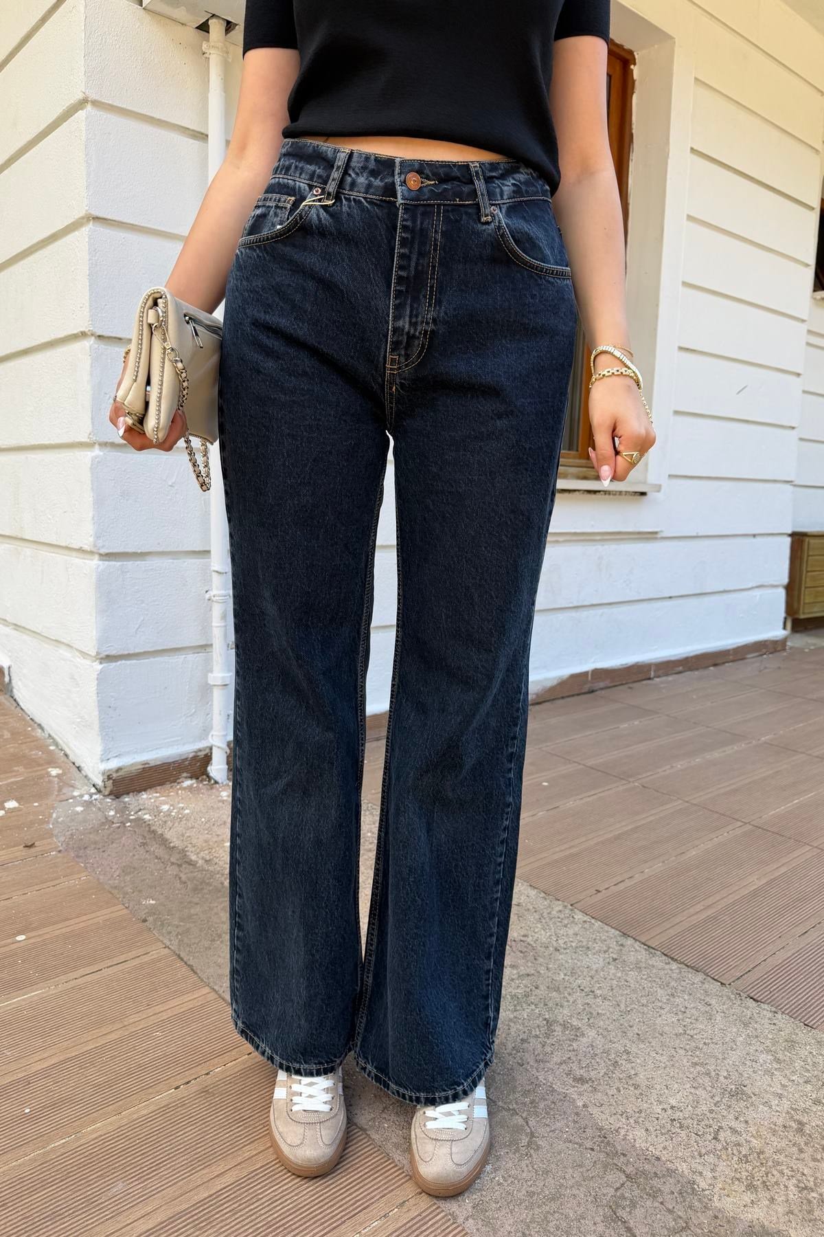 BLUE BLACK WİDELEG PANTOLON