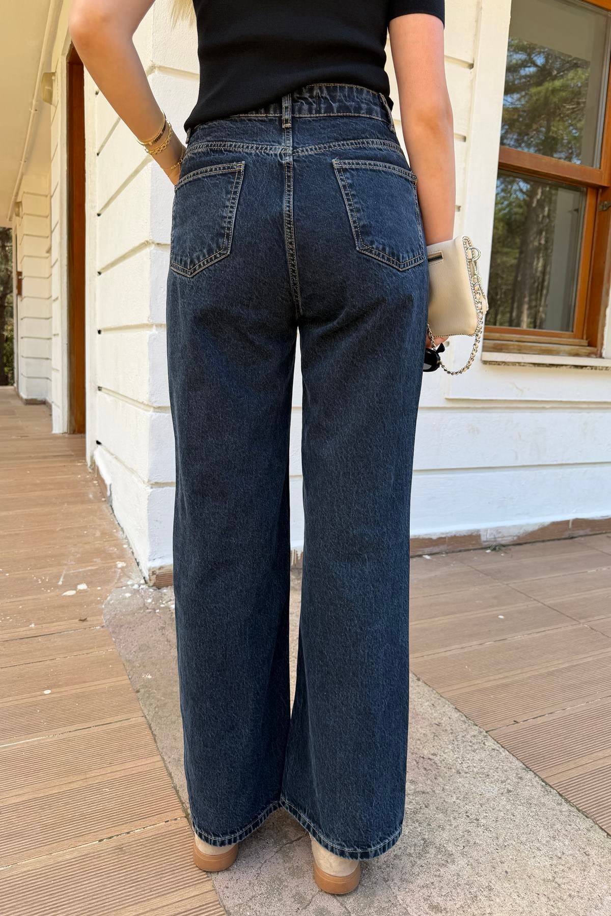 BLUE BLACK WİDELEG PANTOLON