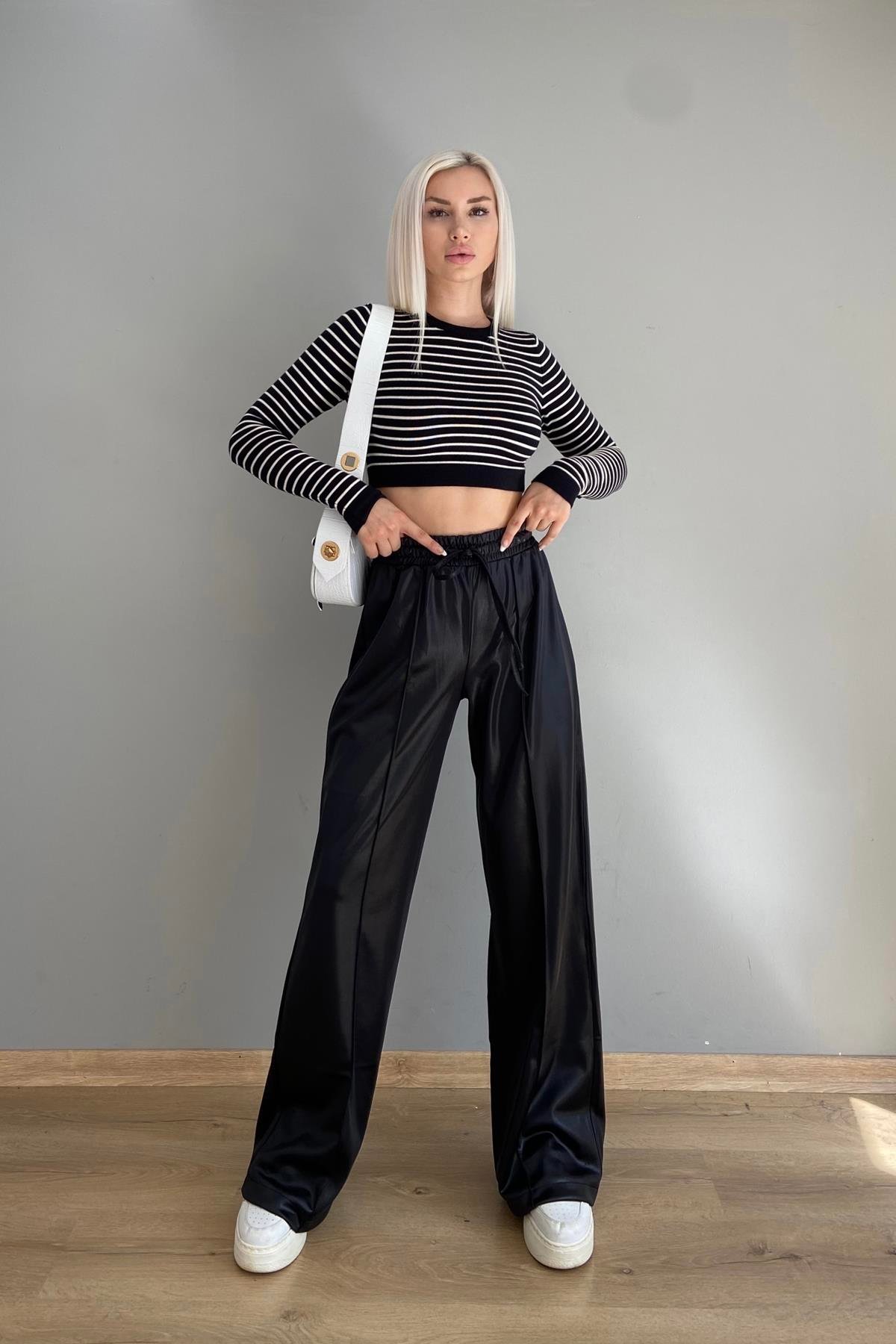 BOL PAÇA ÖRME PANTOLON