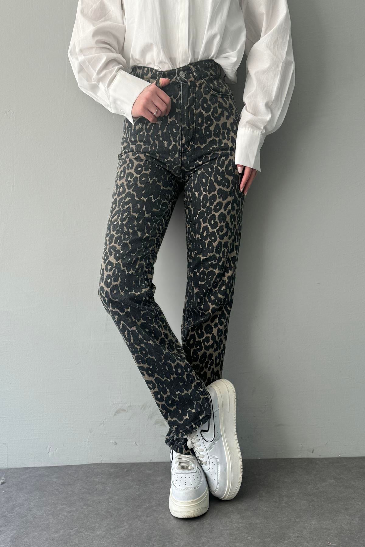 BORU PAÇA LEOPAR PANTOLON