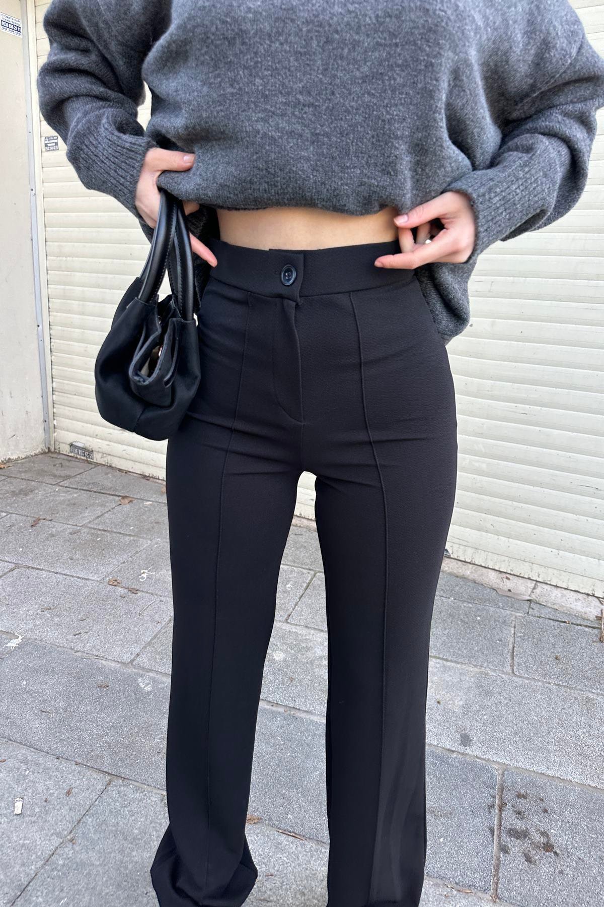 CEPLİ PALAZZO KREP PANTOLON