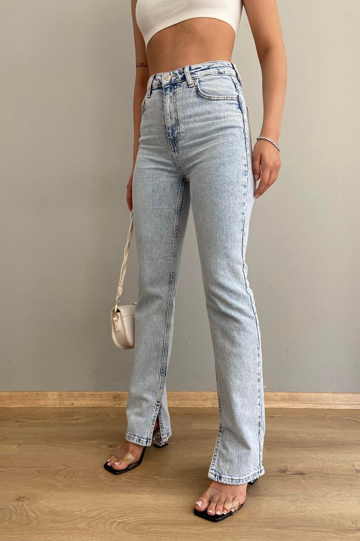 COMFORT LİKRA YIRTMAÇLI KOT PANTOLON