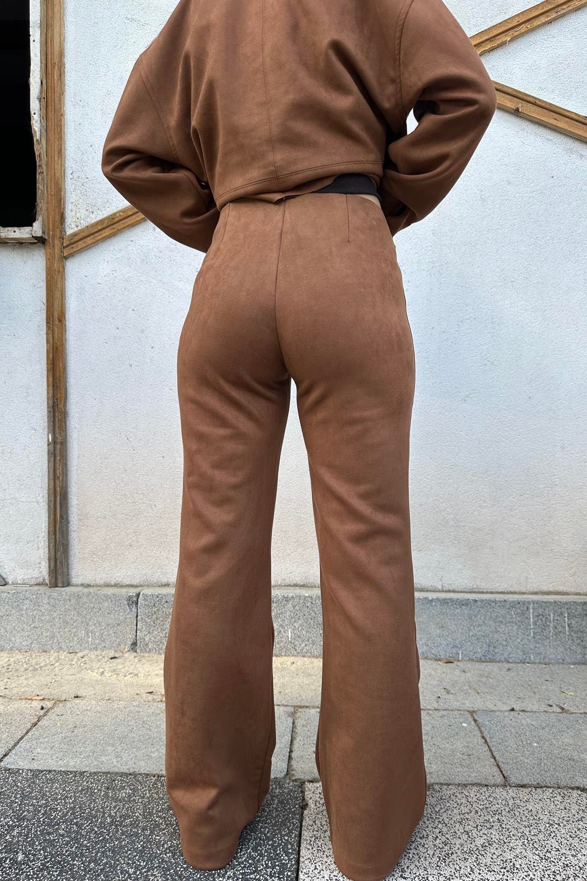 DROPLU SÜET PANTOLON