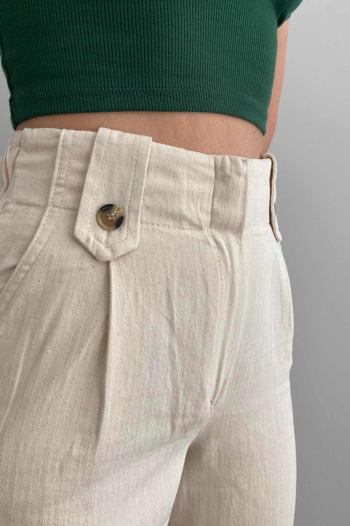 DUBLE PAÇA APOLETLİ PANTALON