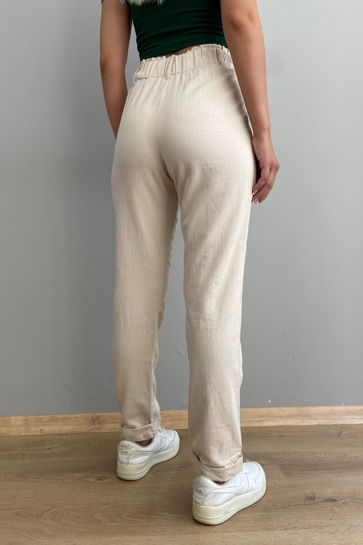 DUBLE PAÇA APOLETLİ PANTALON