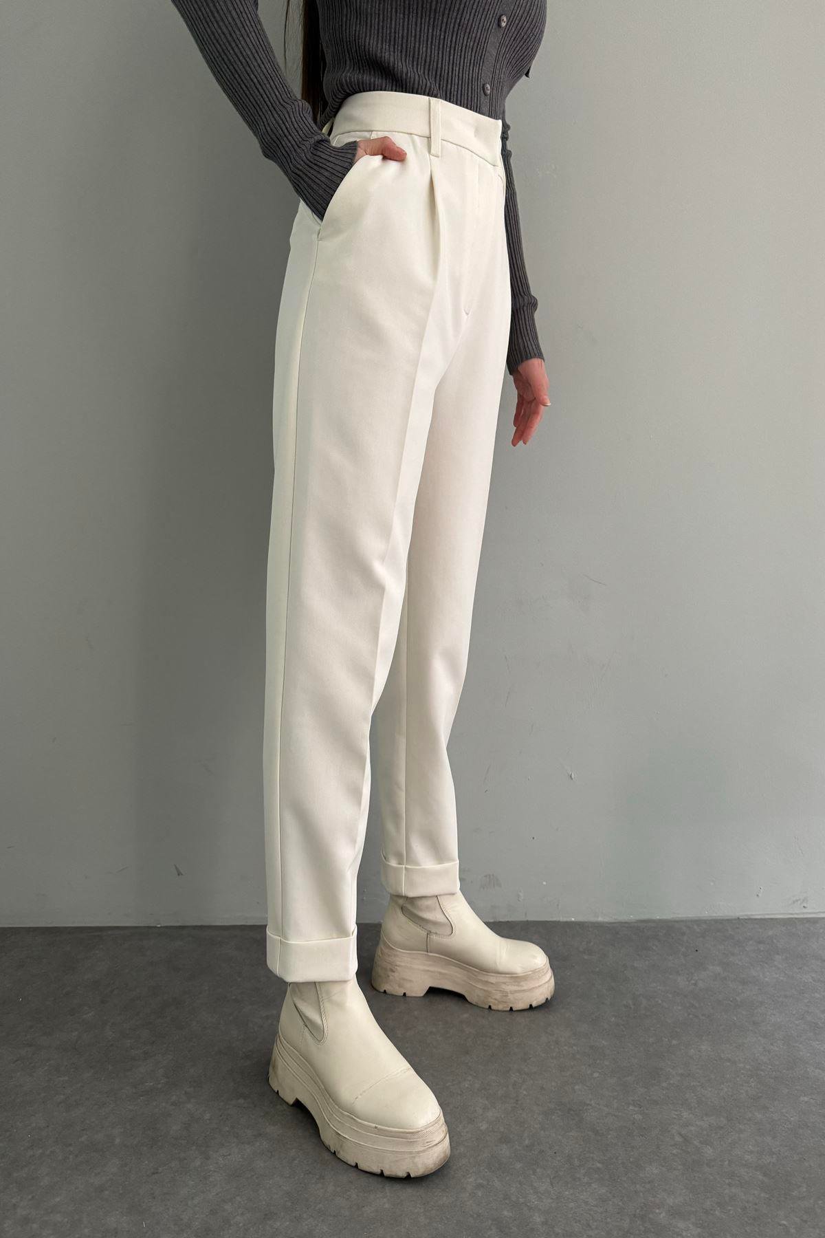 DUBLE PAÇA DÜZ FİT PANTOLON