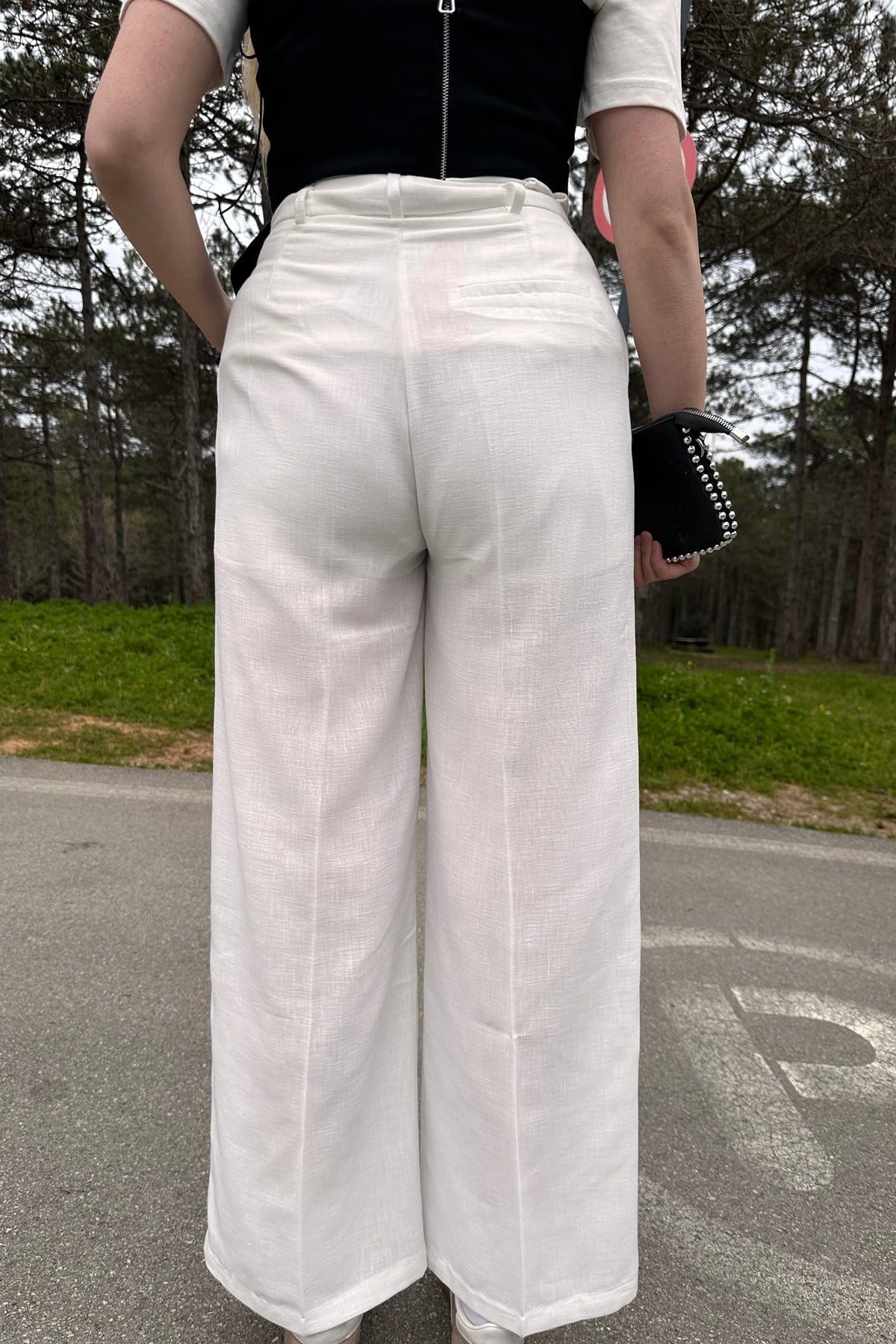 DÜĞME DETAYLI PANTOLON