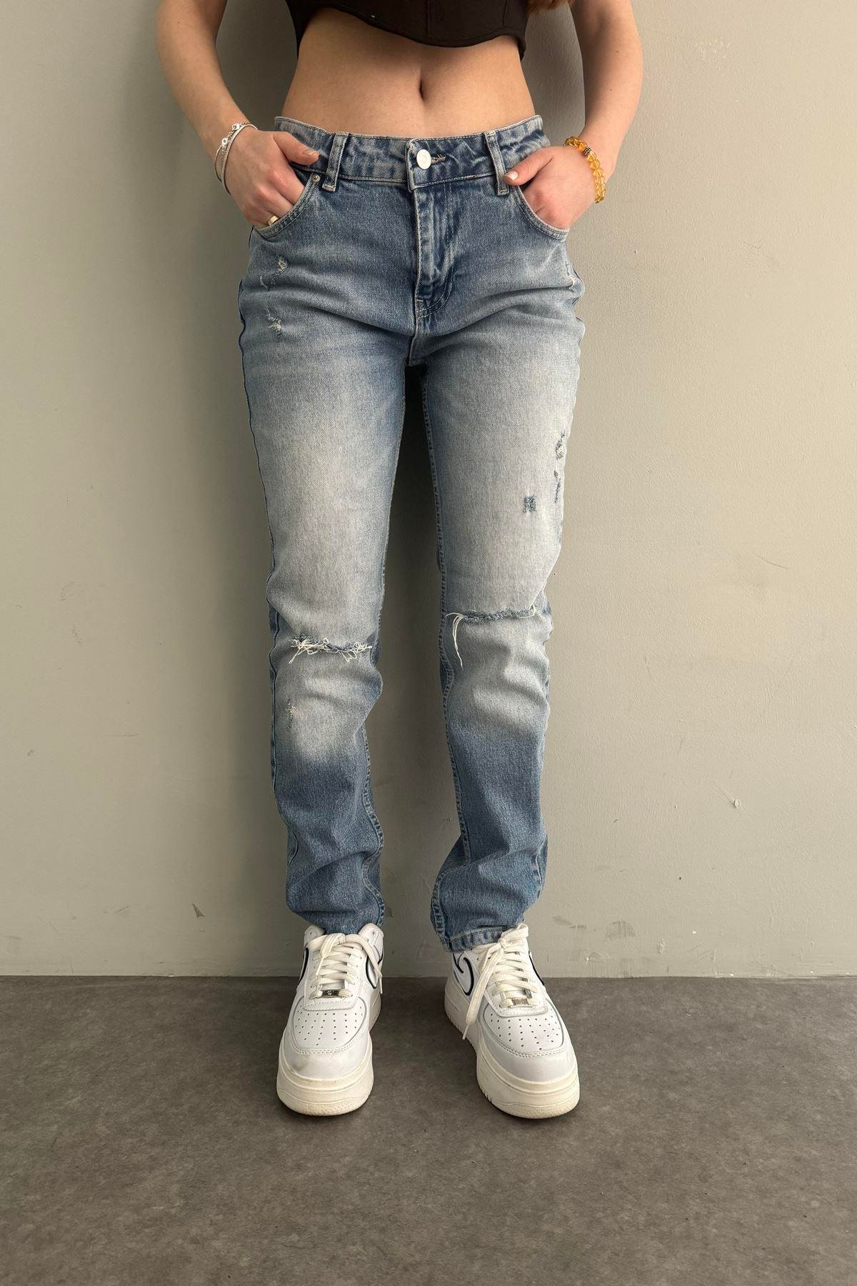DÜŞÜKBEL COMFORT LİKRA KOT PANTOLON