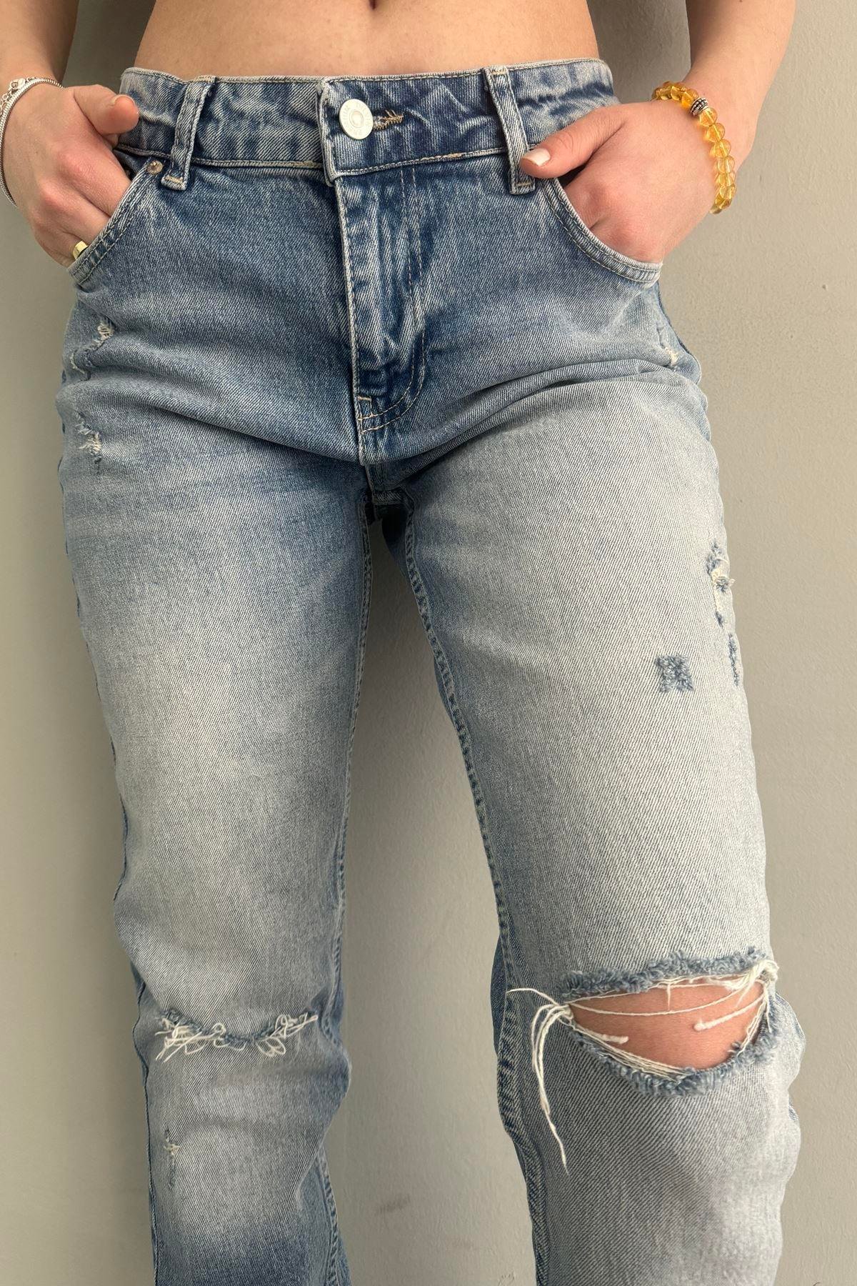 DÜŞÜKBEL COMFORT LİKRA KOT PANTOLON