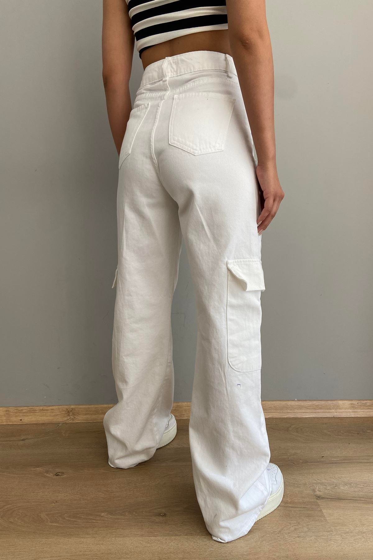 GABARDİN KARGO PANTOLON