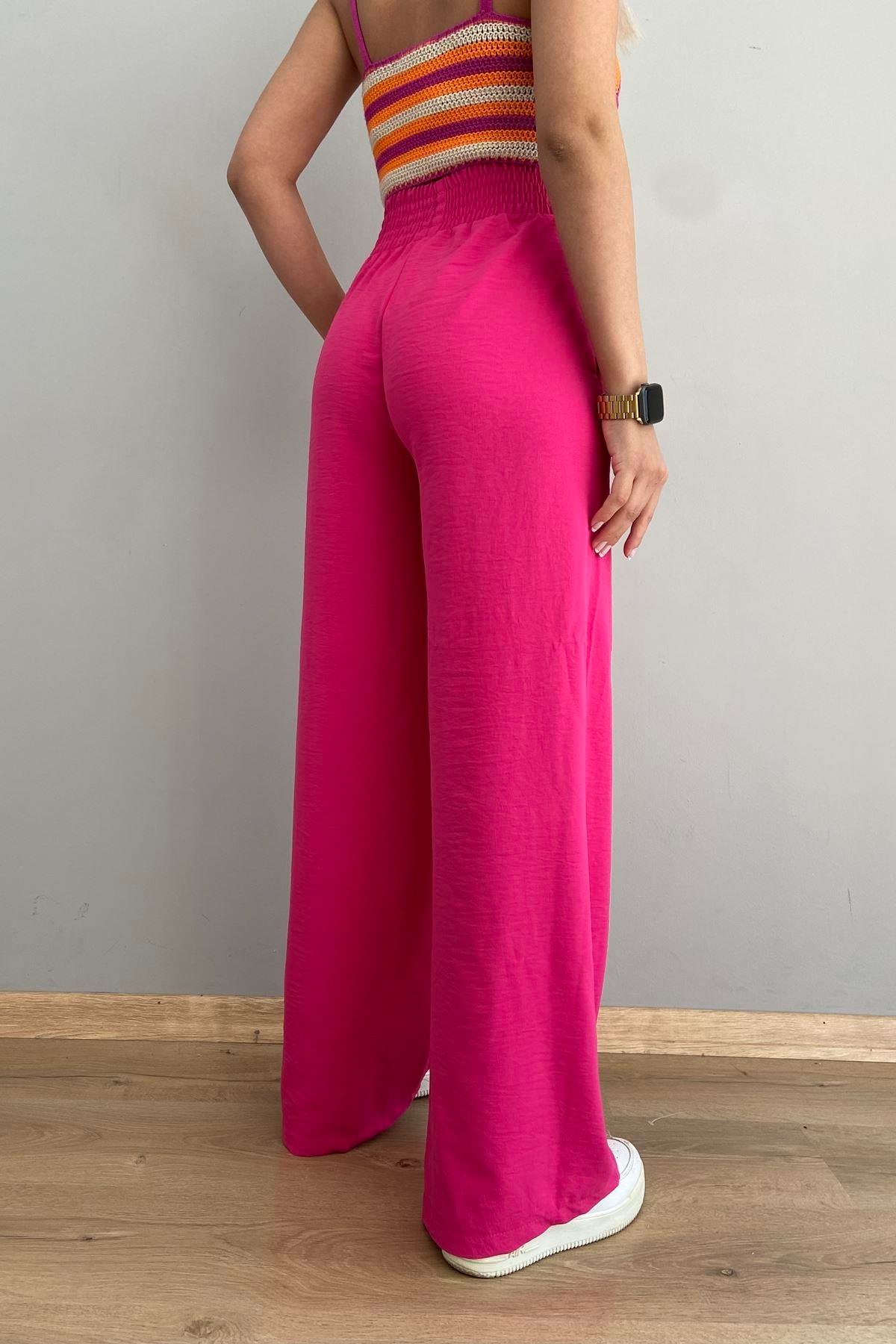 GENİŞ LASTİKLİ BOL PANTOLON